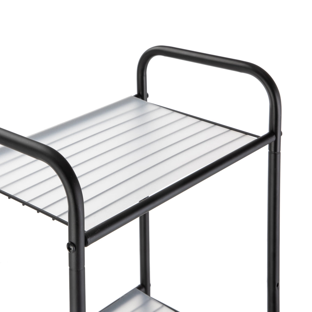 Mainstays Matte Black Steel 5-Shelf Bathroom Storage Tower Unit