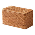 Better Homes & Gardens Brown Rattan Organizer Basket with Lid